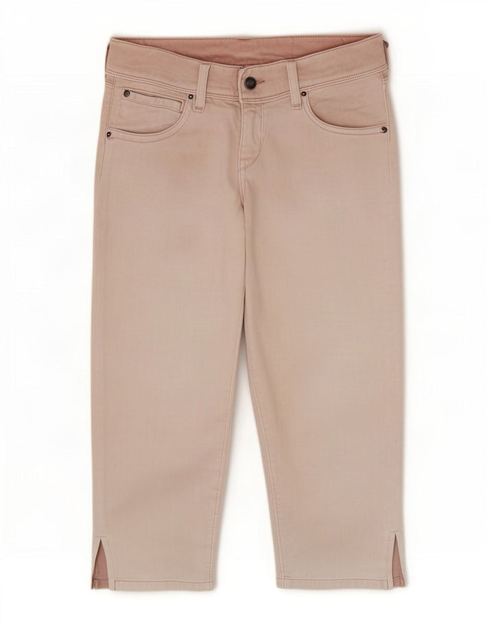 Женские джинсы-капри Levi's W27 L18, розовые, хлопок