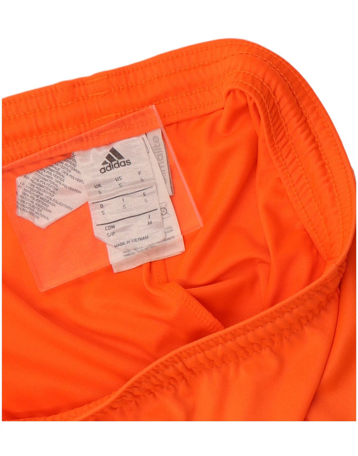 Мужские спортивные шорты Adidas Climalite, маленькие оранжевые, полиэстер