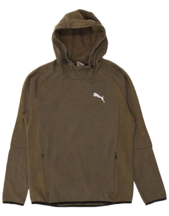 Мужской джемпер с капюшоном Nike, маленький, хаки