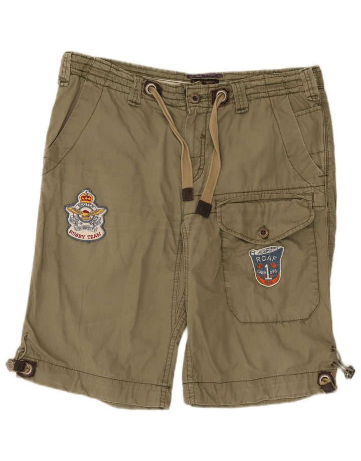 Мужские шорты карго с рисунком Scotch & Soda W33, средний цвет хаки, хлопок