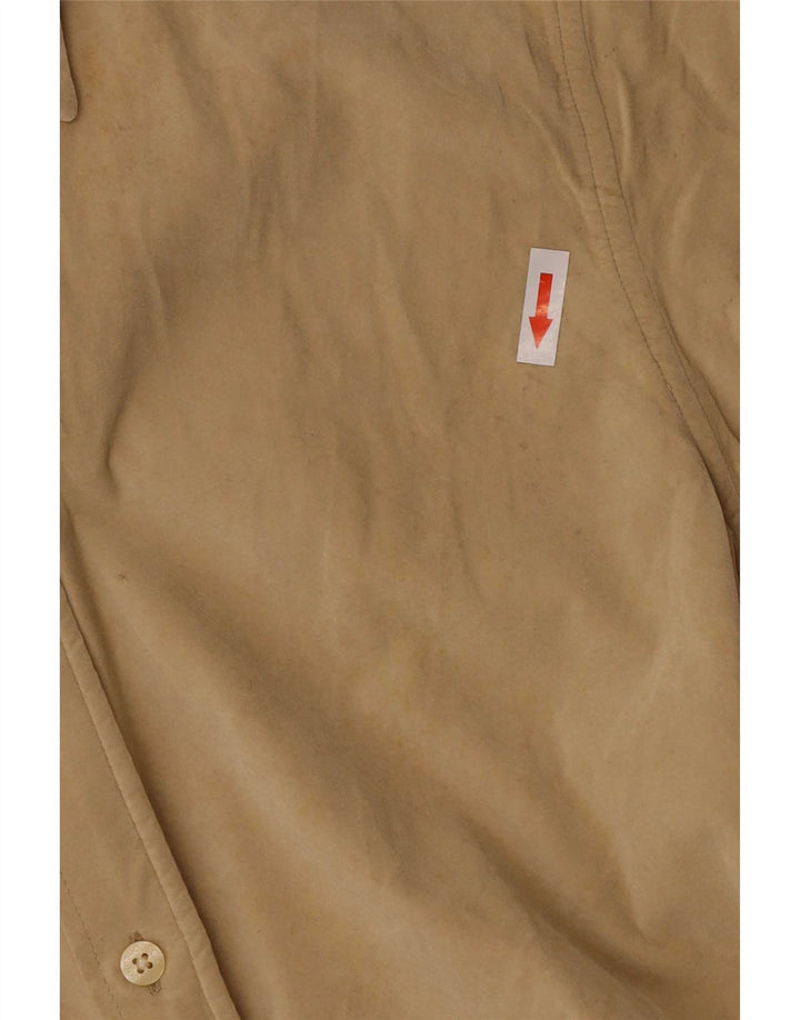 Рубашка мужская Calvin Klein Jeans, большая, бежевая, вискоза