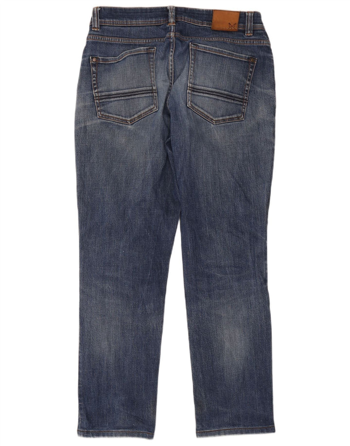 Мужские прямые джинсы Crew Clothing W34 L34 синие