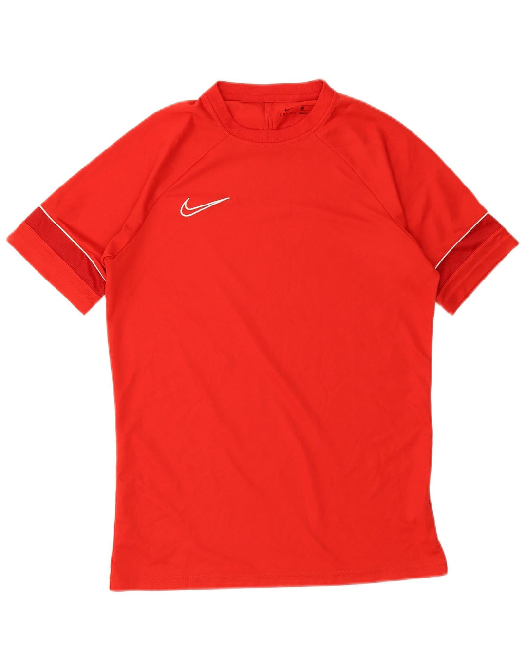 Мужская футболка NIKE Dri Fit из полиэстера среднего красного цвета