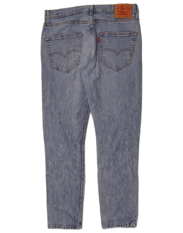 Мужские зауженные зауженные джинсы Levi's 512 W33 L30 синие, хлопок