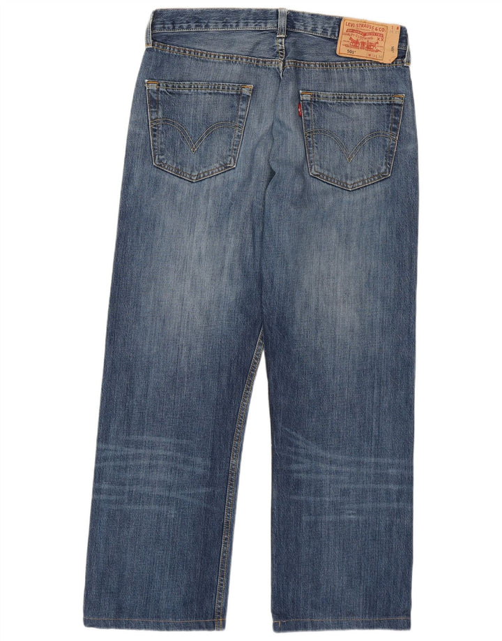 Мужские прямые джинсы Levi's 501 W33 L27 синие