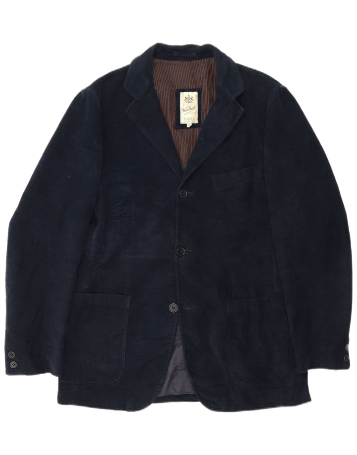 Мужской пиджак Woolrich на 3 пуговицах, Великобритания 38, средний темно-синий классический