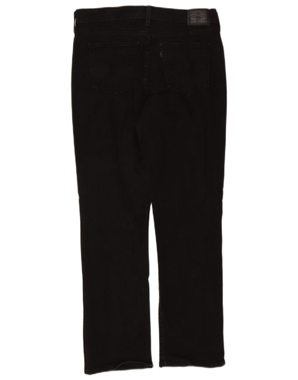 Женские классические прямые джинсы Levi's W31 L30, черный хлопок