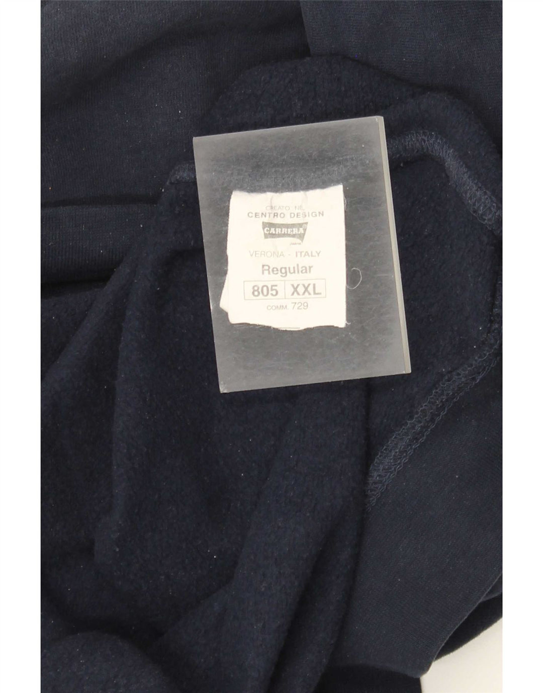 Мужской свитшот с рисунком Carrera 2XL, темно-синий, хлопок