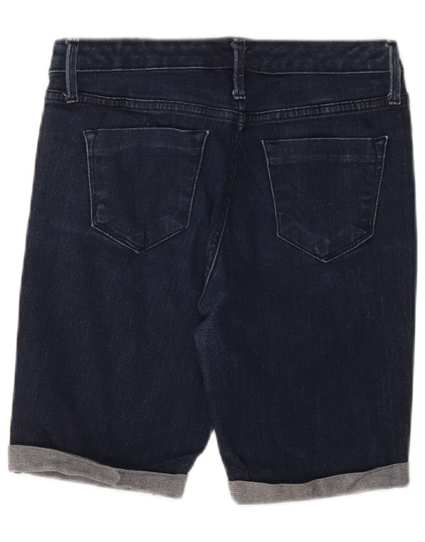 MOSSIMO Женские джинсовые шорты-бермуды со средней посадкой US 2 XS W26 Темно-синие хлопковые