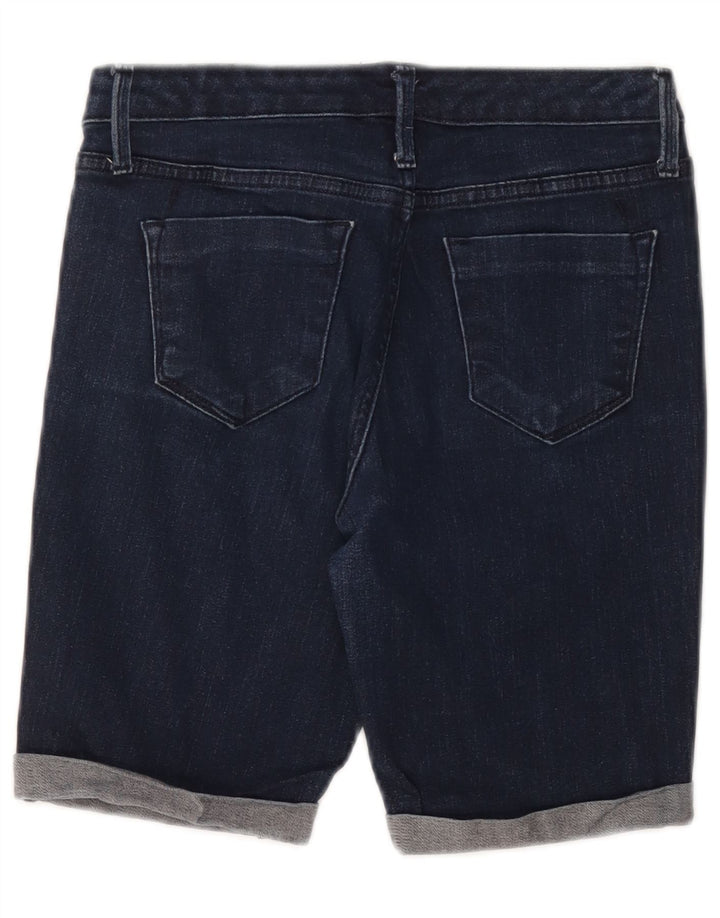 MOSSIMO Женские джинсовые шорты-бермуды со средней посадкой US 2 XS W26 Темно-синие хлопковые