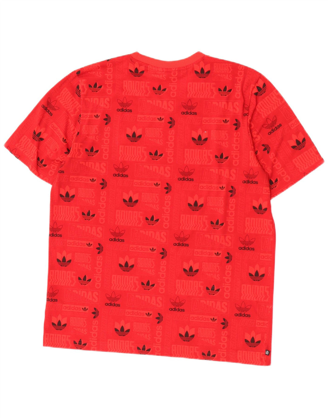 Мужская футболка Adidas Regular с графическим рисунком Верх среднего красного цвета из полиэстера