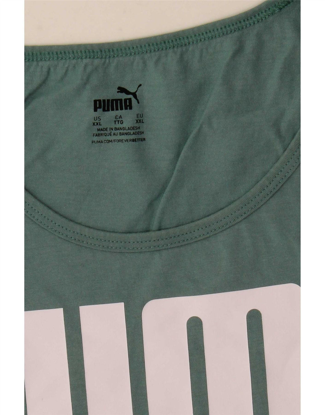 Мужской жилет с рисунком Puma 2XL зеленый