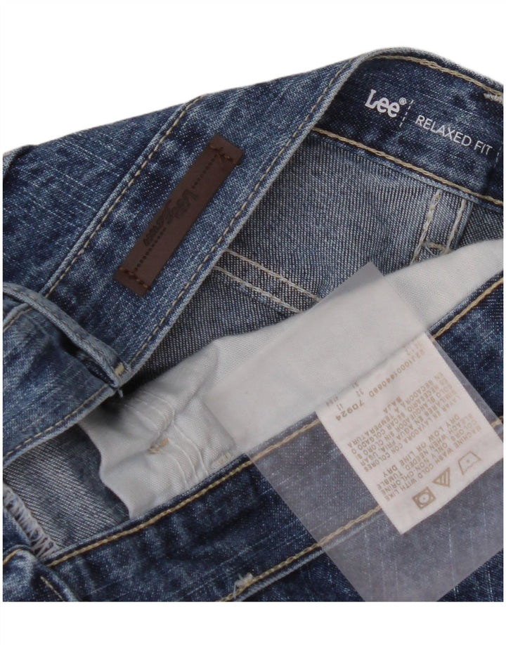 Женские прямые джинсы свободного кроя LEE W32 L31, синий хлопок