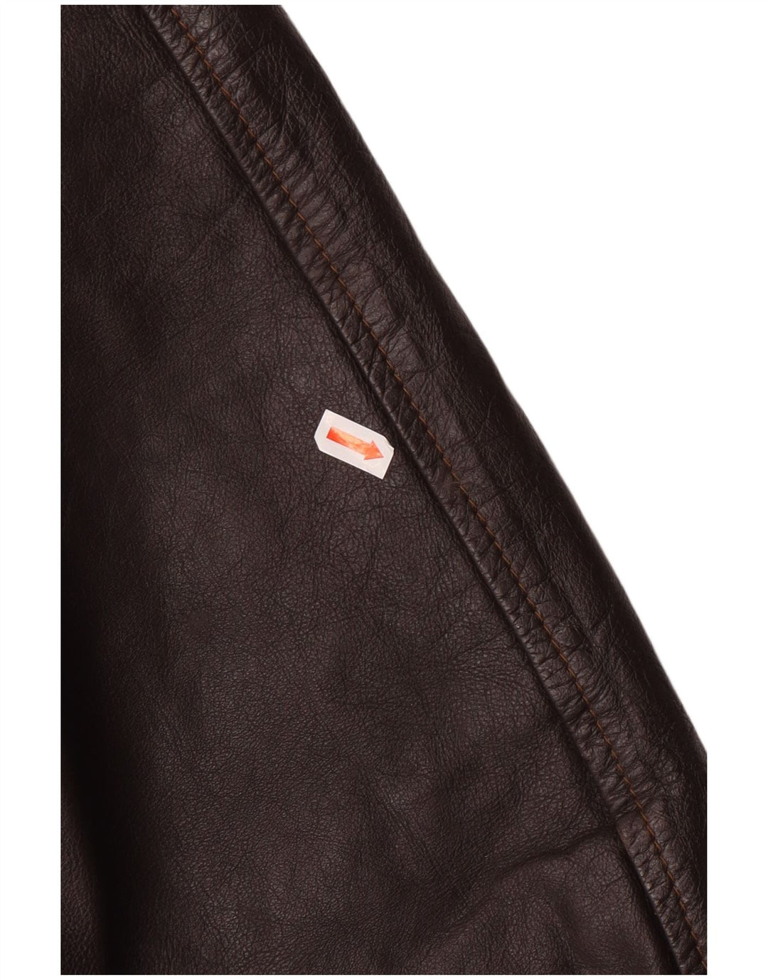 Мужская кожаная куртка VINTAGE UK 42 XL коричневая кожа