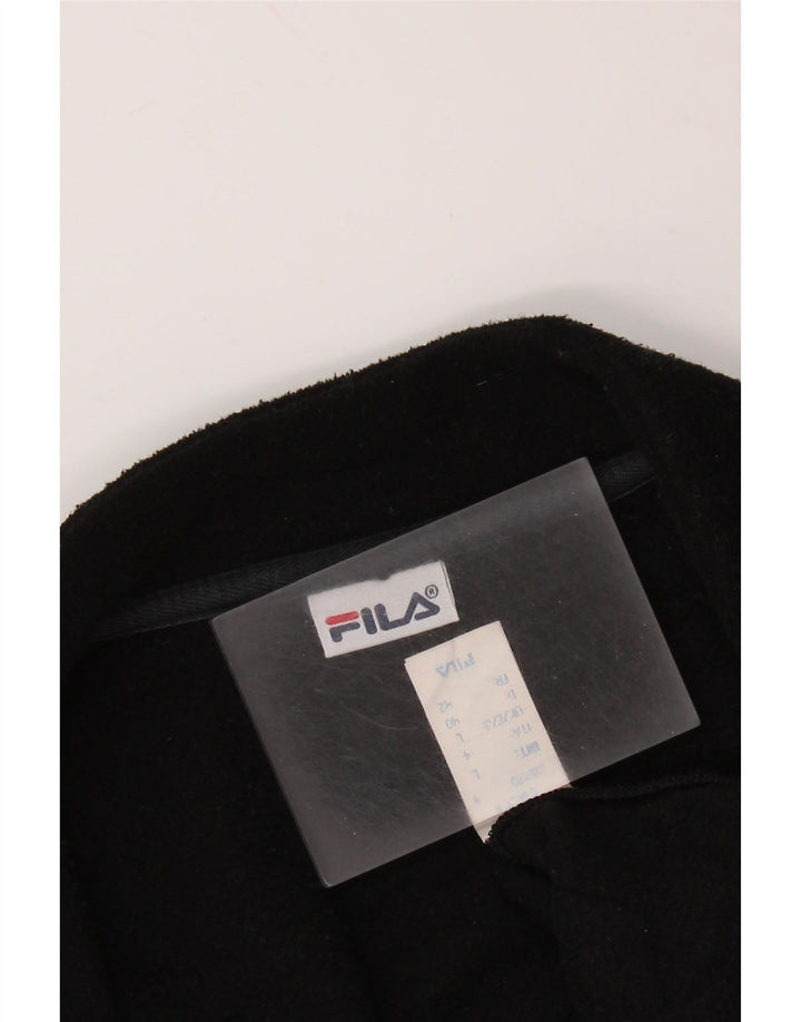 Женская флисовая куртка Fila UK 16, большая черная, полиэстер