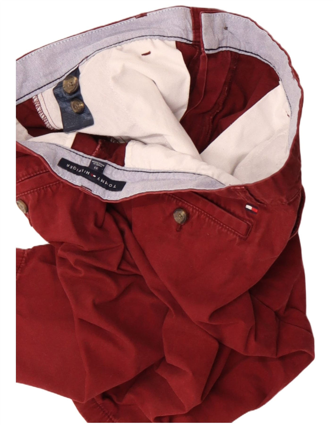 Мужские шорты чинос Tommy Hilfiger W33 среднего коричневого цвета, хлопок