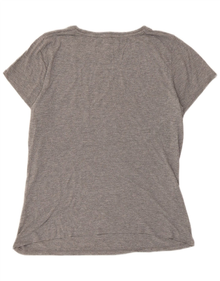 Женская футболка с рисунком Tommy Hilfiger Top UK 14 Medium Grey