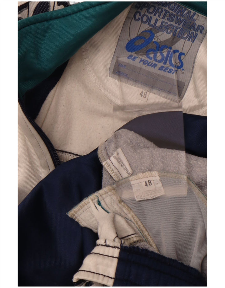 Женский спортивный костюм Asics IT 48 XL темно-синий с цветными блоками из полиамида