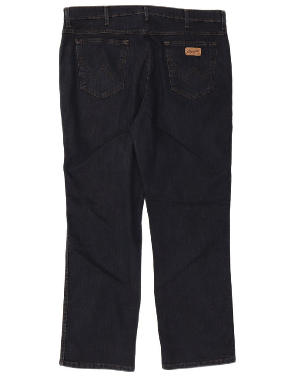 Мужские прямые джинсы WRANGLER Texas Stretch W40 L30, темно-синий хлопок