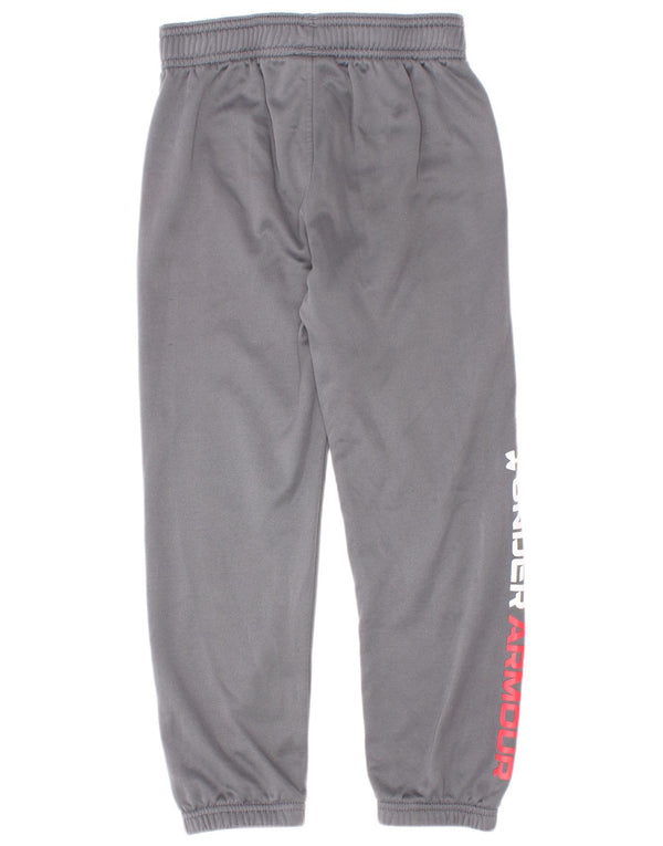 Спортивный костюм с графическим рисунком для мальчиков Under Armour, брюки для бега, 5–6 лет, серые