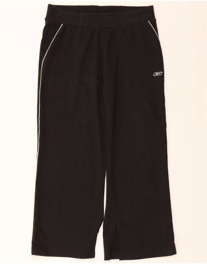 REEBOK Womens Tracksuit Trousers UK 16 Large  Black Polyester Vintage Reebok and Second-Hand Reebok from Messina Hembry 