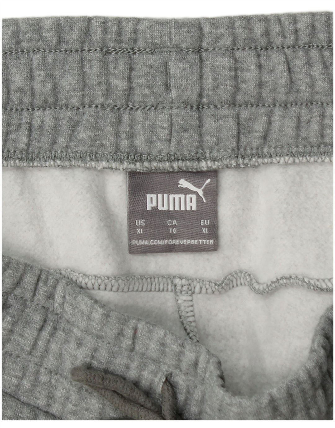 Мужские спортивные брюки Puma джоггеры XL серые, хлопок