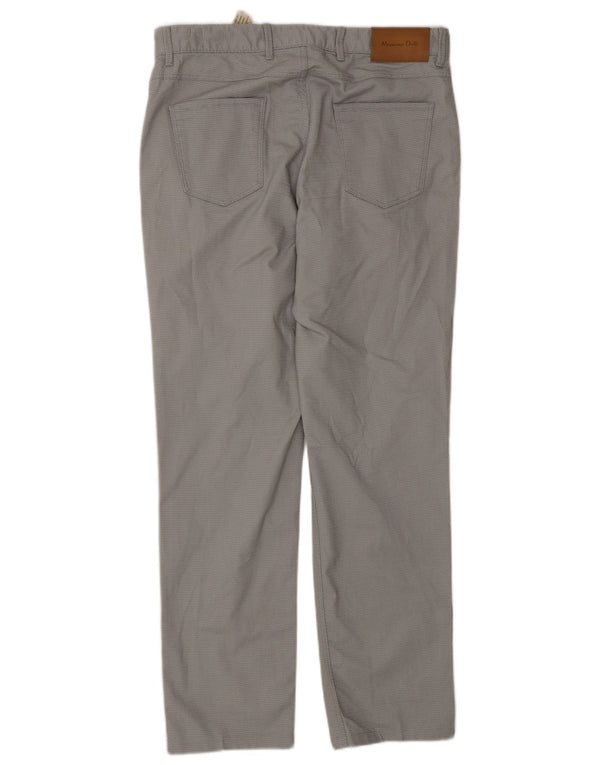 Брюки-чиносы Massimo Dutti мужские EU 40 Medium W31 L30 Серые Пятнистые