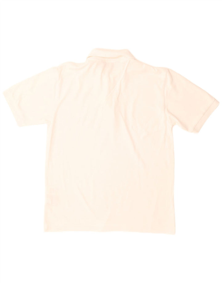 Мужская рубашка-поло Kappa из хлопка среднего размера белого цвета