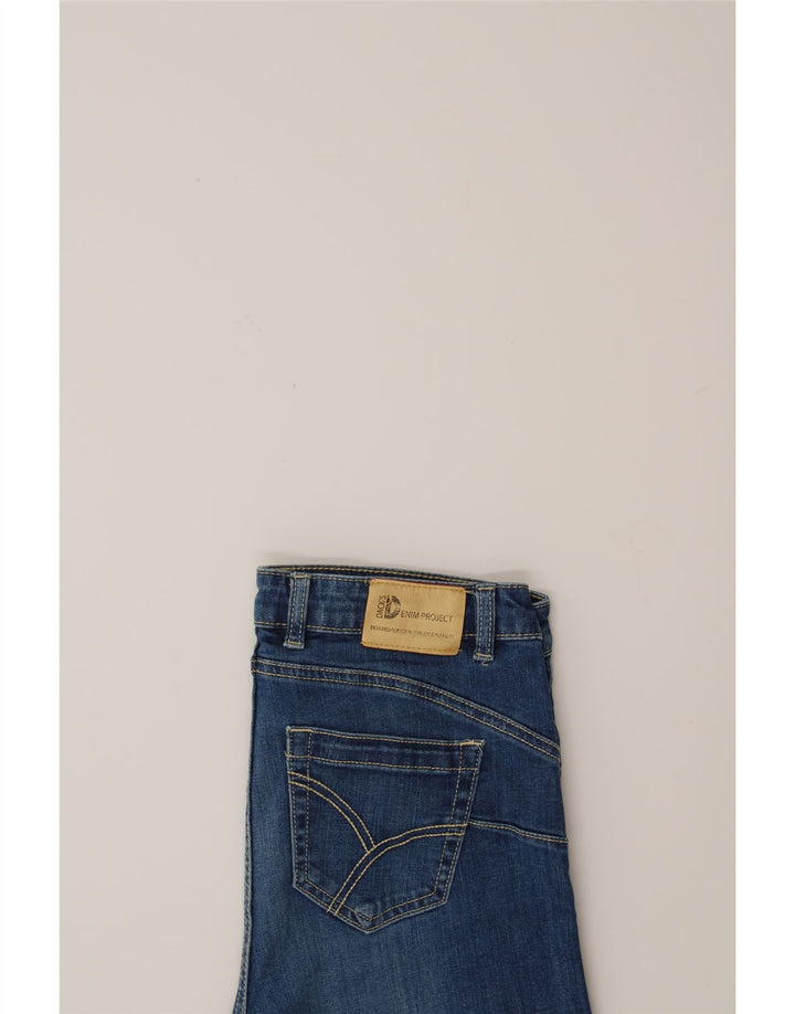 DACK'S Womens Crop Slim Jeans IT 44 Medium W30 L25 Blue Cotton Vintage Dack's and Second-Hand Dack's from Messina Hembry 