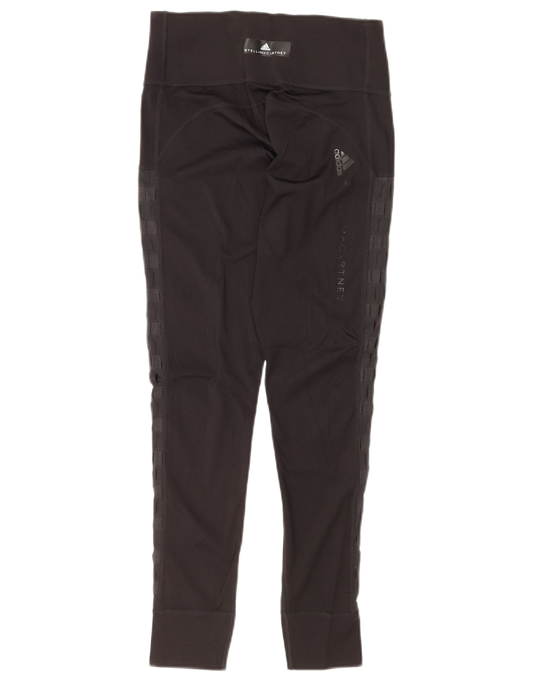 Женские леггинсы с рисунком ADIDAS Stella McCartney UK 8, маленькие, черные в полоску