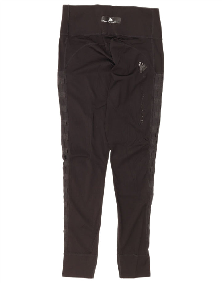 Женские леггинсы с рисунком ADIDAS Stella McCartney UK 8, маленькие, черные в полоску