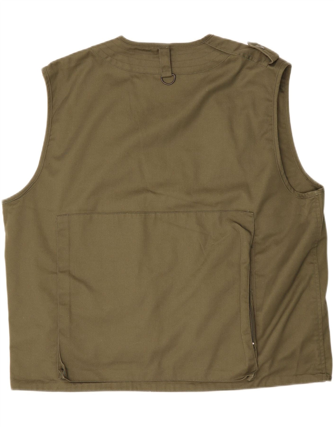 MIL-TEC Mens Utility Gilet UK 44 2XL Khaki Polyester