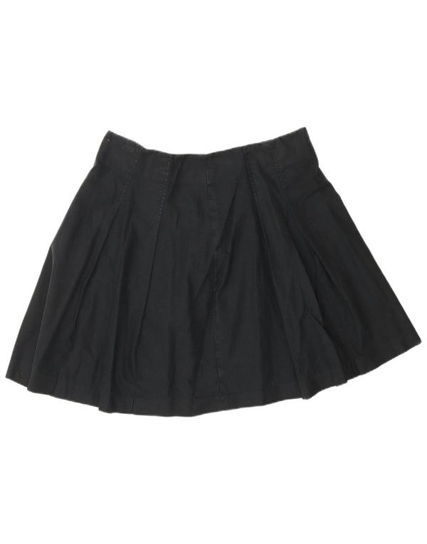 Mossimo Womens Low Waist Mini Skirt US 8 Medium W32 Black Cotton