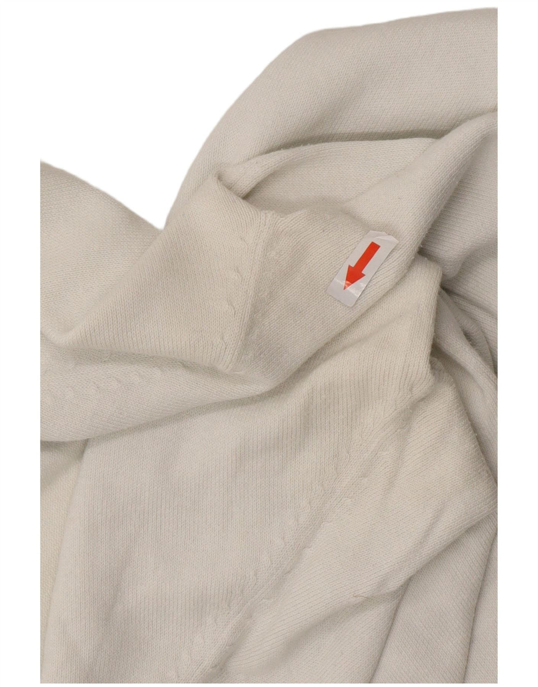 Женский джемпер с v-образным вырезом ZARA UK 14, большой белый хлопок