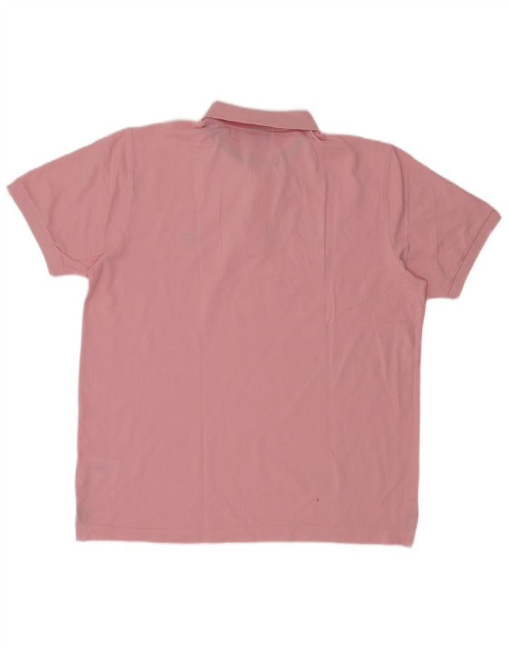 Мужская рубашка поло Gant XL, розовая, хлопок