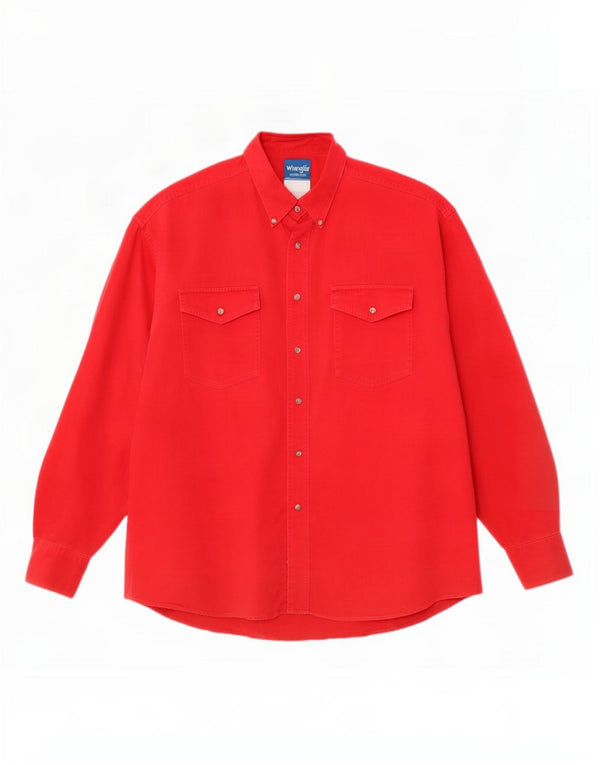 Рубашка мужская Wrangler XL красная