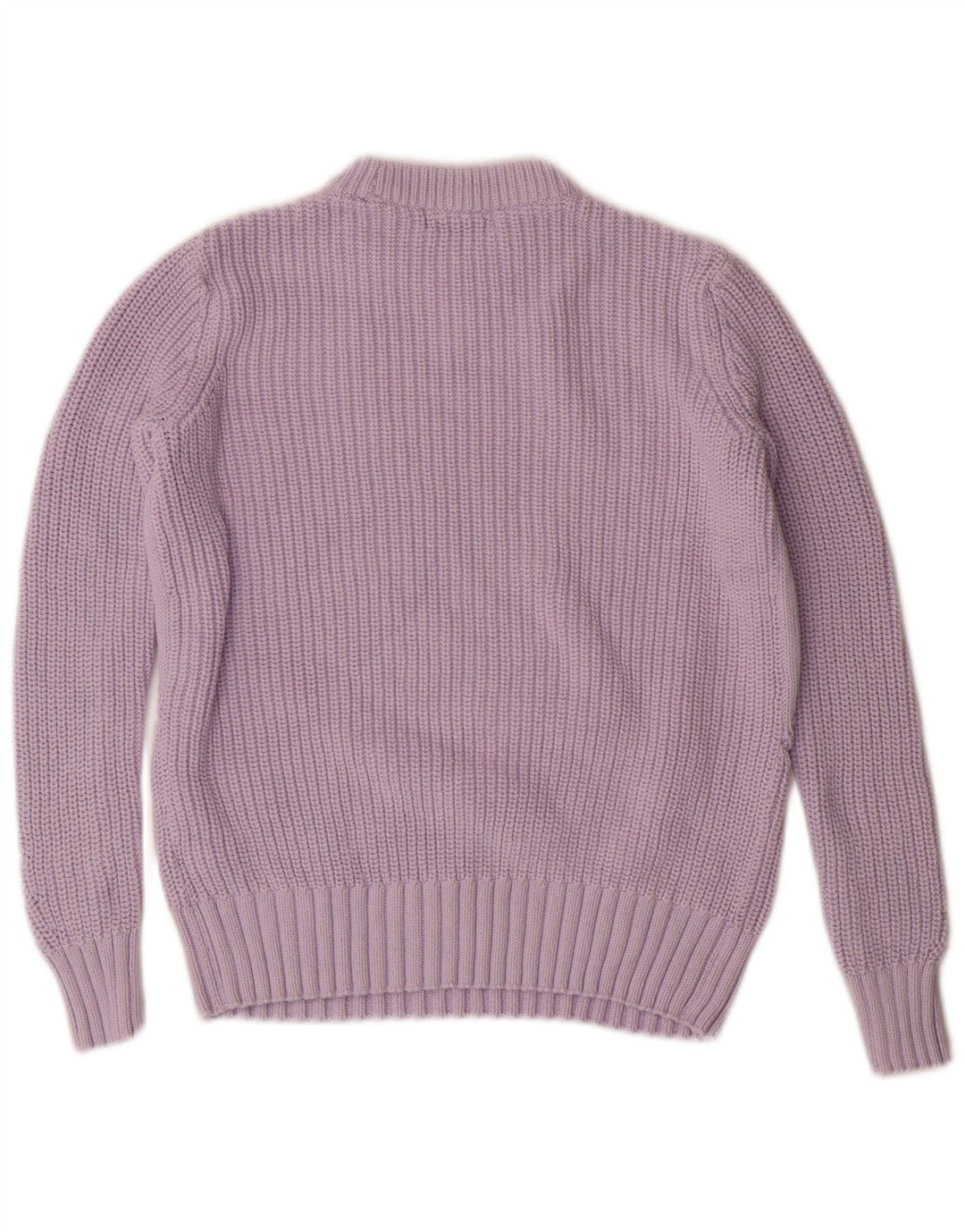 Женский джемпер с круглым вырезом MARKS & SPENCER UK 6 XS, фиолетовый хлопок