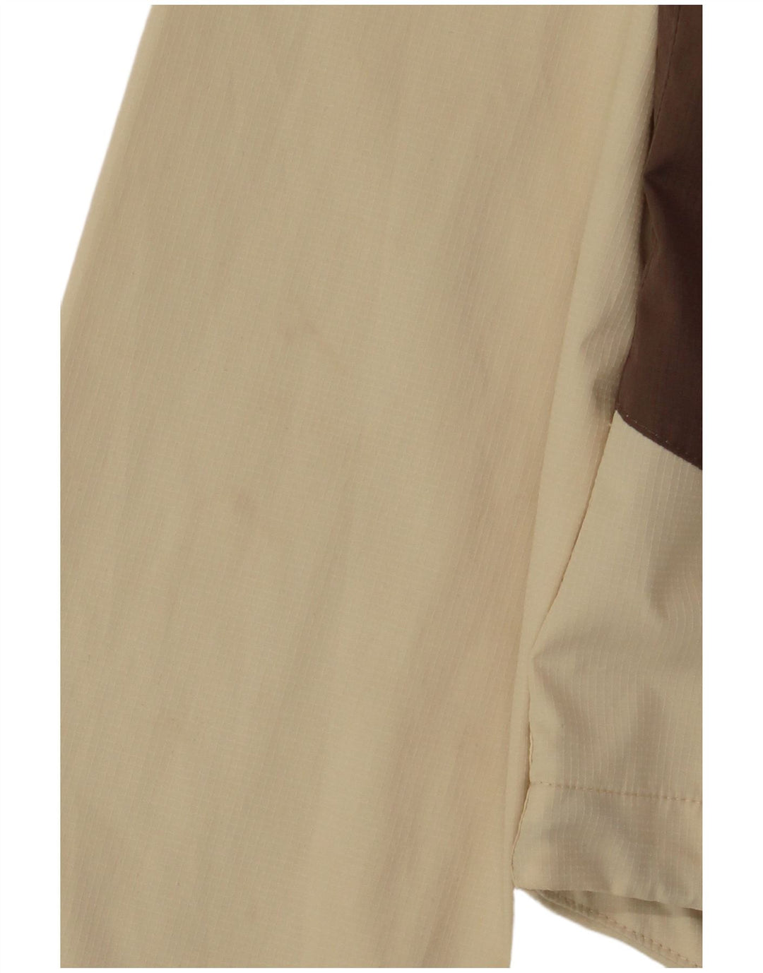 JACK WOLFSKIN Женская куртка-дождевик оверсайз UK 10, маленькая, бежевый, цветной блок