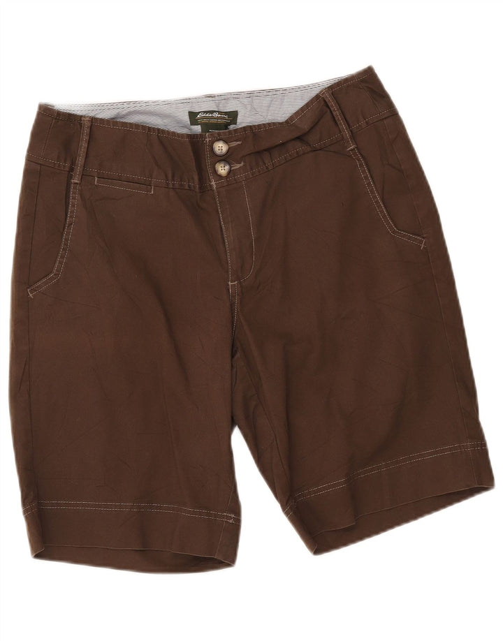 Женские шорты-бермуды Eddie Bauer Blakely Fit US 8, средние W30, коричневые, хлопковые