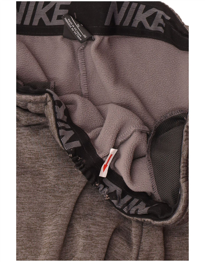 Мужские спортивные брюки Nike Dri Fit Joggers XL, серый полиэстер с крапинками