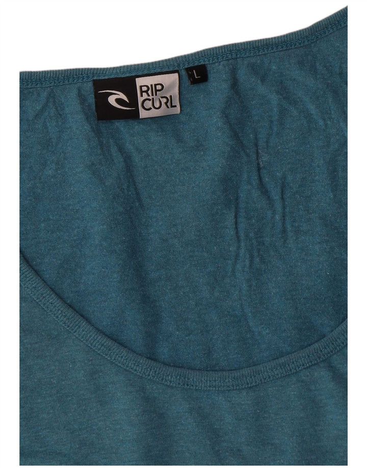 Женский жилет Rip Curl, хлопковый топ UK 16, в большую синюю полоску