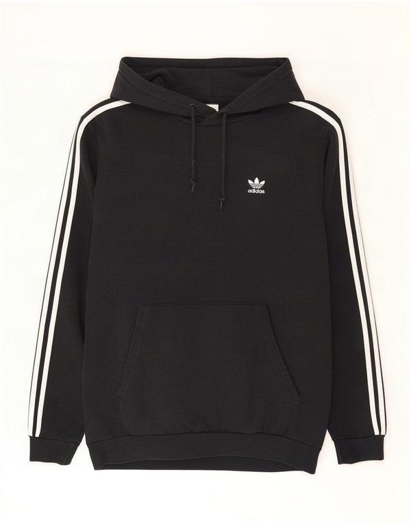 Мужской джемпер с капюшоном Adidas, большой черный, хлопок