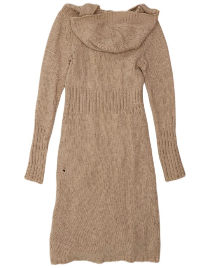 Женский удлиненный кардиган с капюшоном White Stuff UK 12, средний бежевый