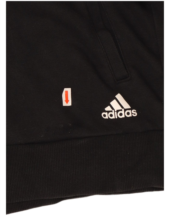 Мужской спортивный костюм ADIDAS с графическим принтом, большая черная хлопковая куртка