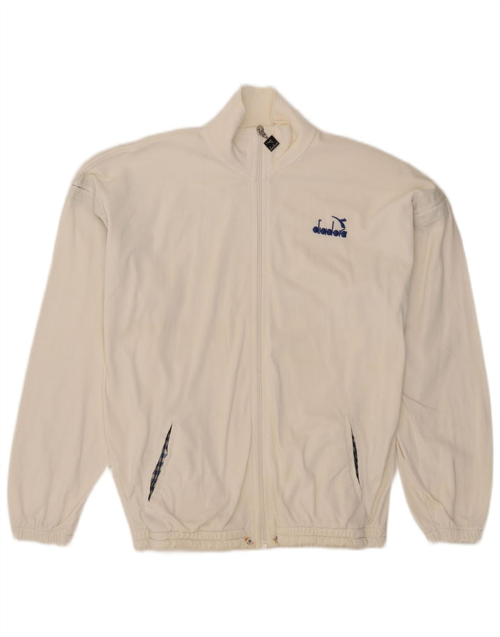 DIADORA Мужской спортивный костюм Top Jacket UK 38 Средний Белый