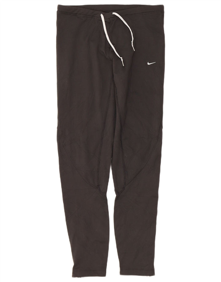 NIKE Womens Tracksuit Trousers UK 10/12 Medium Black