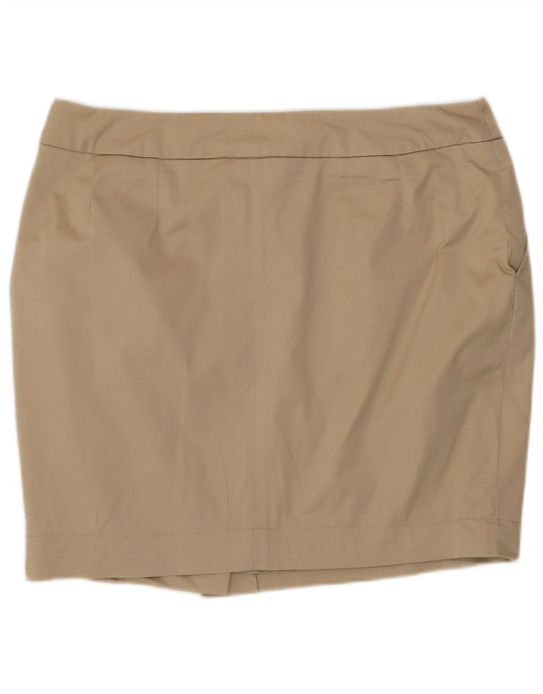 Женская мини-юбка Zendra EU 46 XL W34 Бежевый хлопок