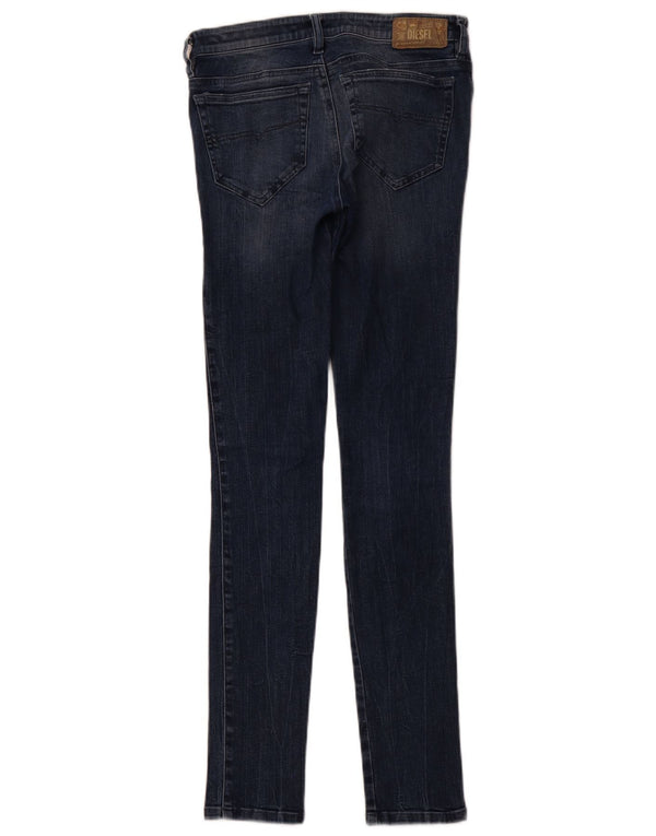 Женские супертонкие джинсы скинни DIESEL Skinzee W27 L32 синие