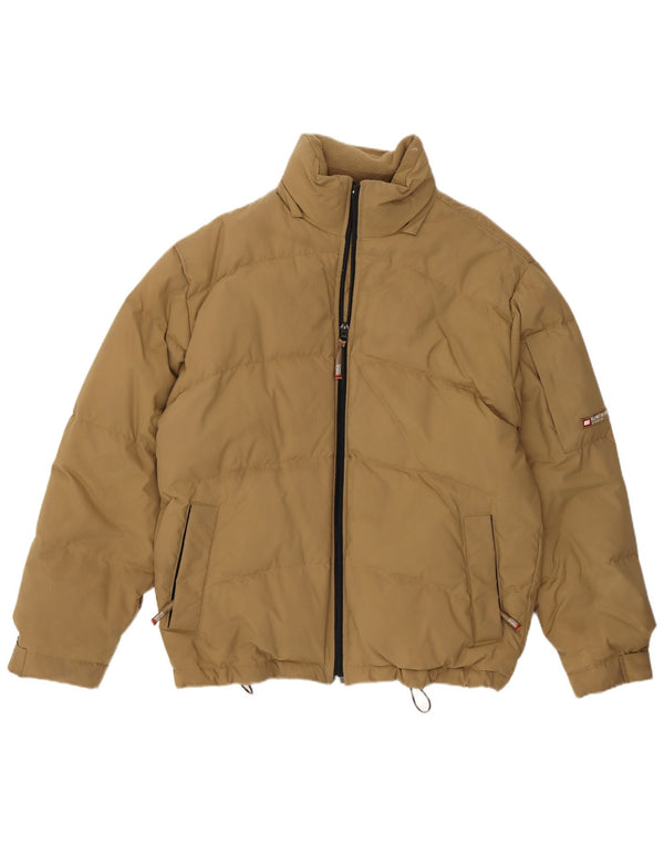 Мужская утепленная куртка свободного кроя Esprit UK 36, маленькая, бежевый нейлон