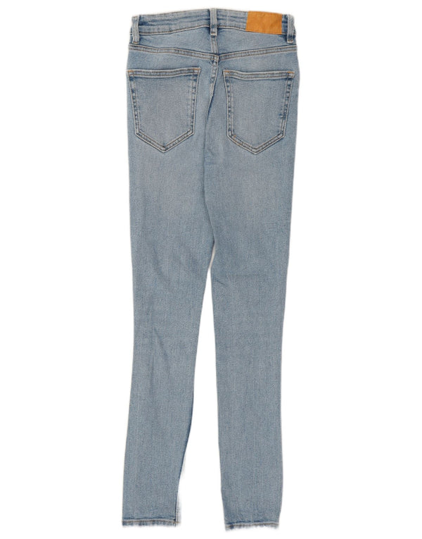 Женские джинсы скинни Zara EU 34 XS W24 L27, синий хлопок